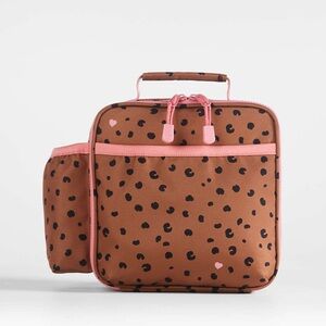 Cheetah Hearts Soft Insulated Kids Lunch Box